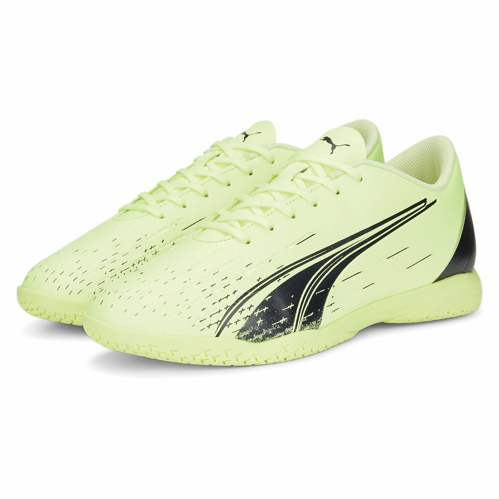 Puma Ultra Play IT Hallenschuhe Herren Limegrün - Schwarz 3 Puma Ultra Play IT Hallenschuhe Herren Limegrün - Schwarz