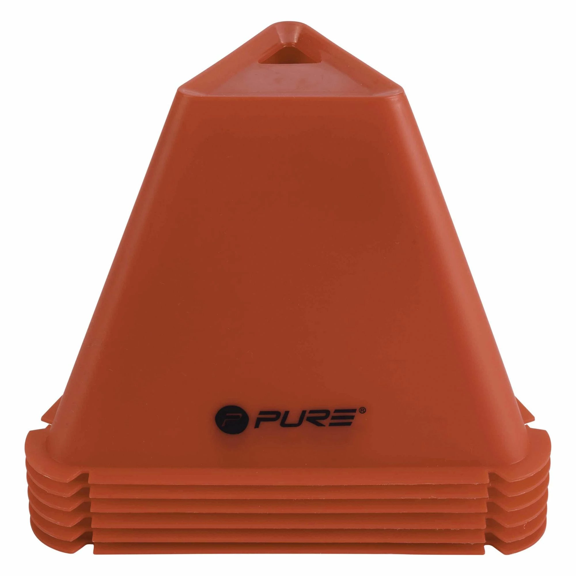 Pure2Improve Triangle Cones Set Rot - Schwarz