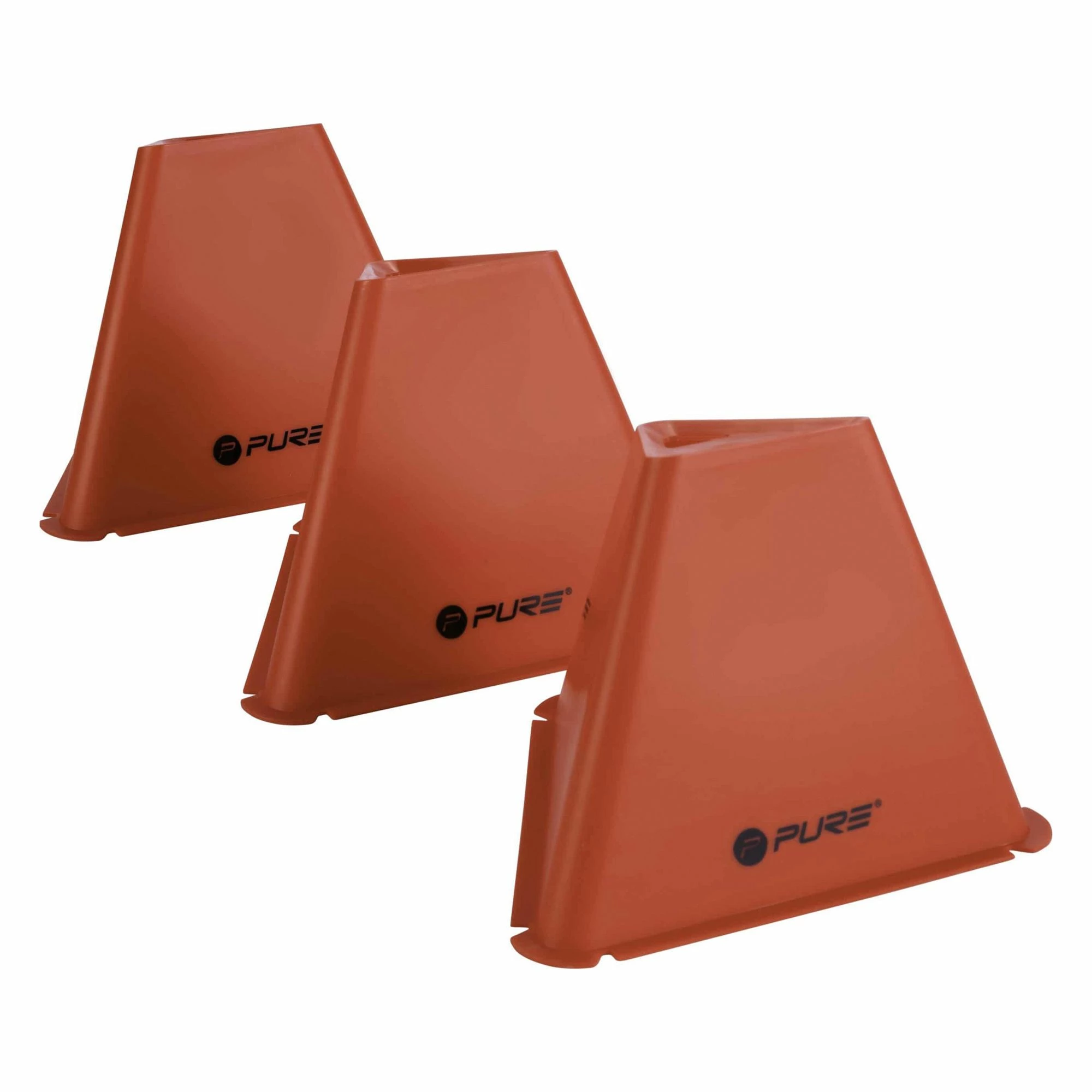 Pure2Improve Triangle Cones Set Rot - Schwarz – Bild 3